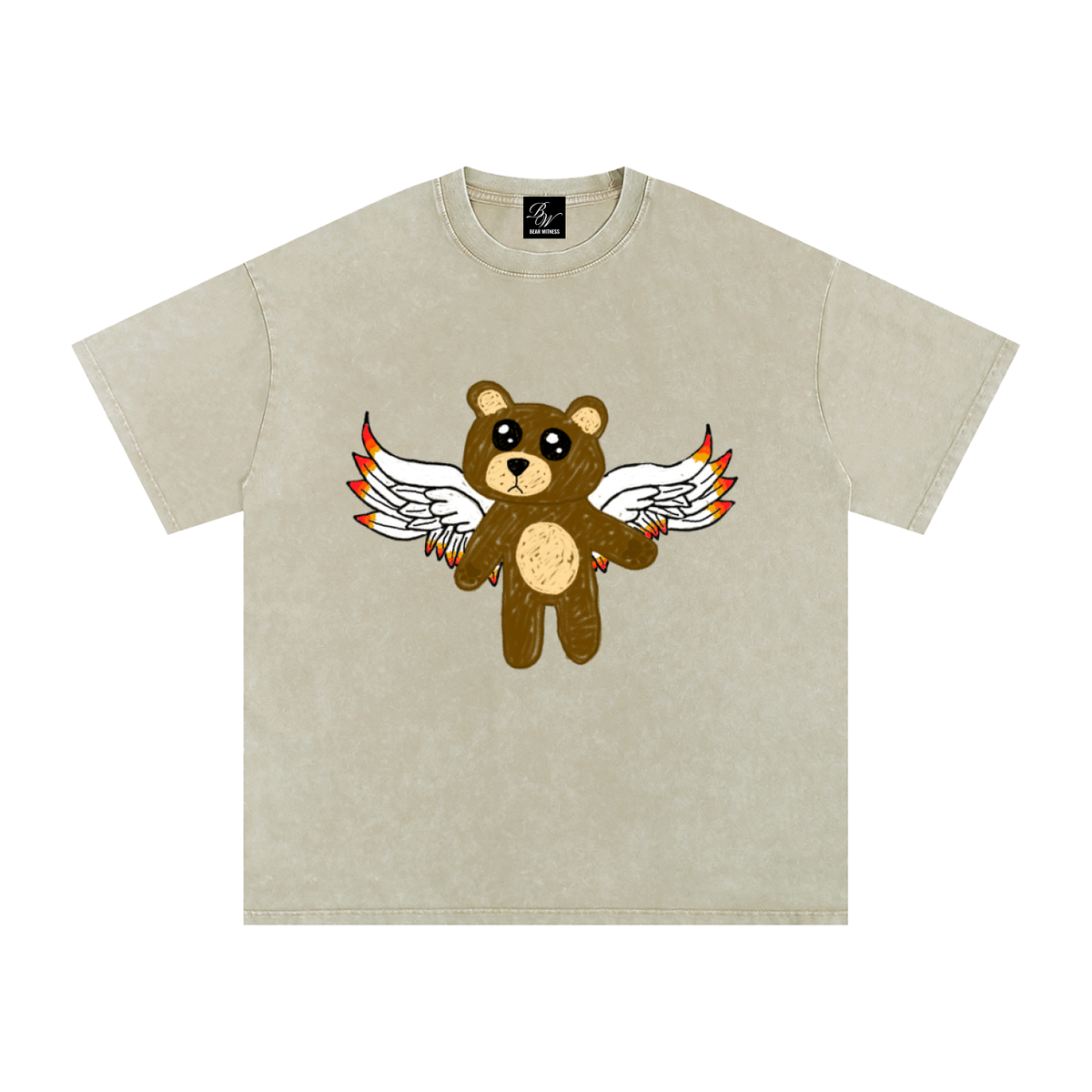 Icarus Bear Tee Taupe